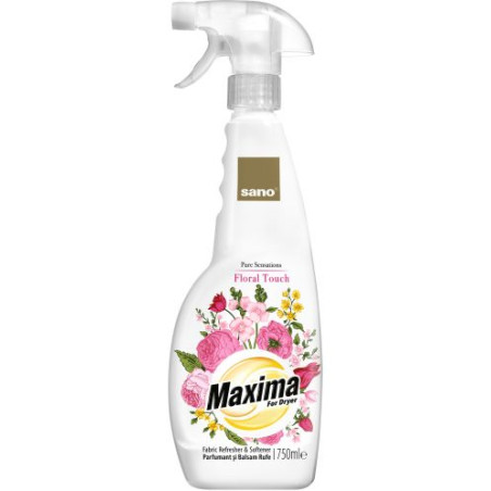 Спрей омекотител Sano - Maxima Floral Touch, 750 ml