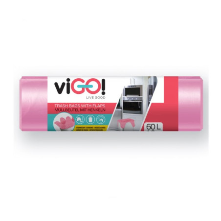 ТОРБИ ЗА СМЕТ 60L С УШИ ЛАВАНДУЛА 18 БР. STANDARD VIGO
