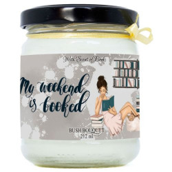 Ароматна свещ - My weekend is booked, 212 ml