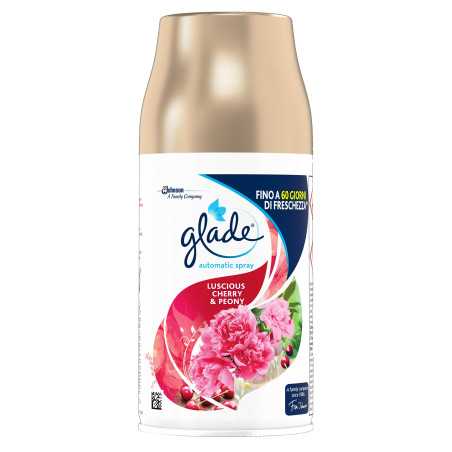 GLADE Череша и Божур, пълнител за ароматизатор, Аутоматик, 269 мл