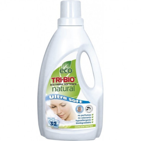 Tri-Bio ULTRA SOFT Натурален ЕКО омекотител за тъкани, 32 пранета