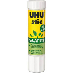 UHU ReNature, Лепило за хартия, стик, 8.2 гр