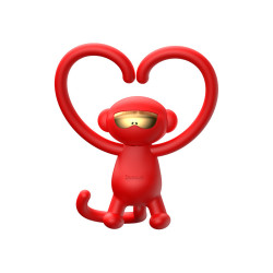 Ароматизатор за автомобил с формата на маймунка - Baseus Monkey-Shaped Vehicle Fragrance (червен)