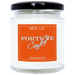 Ароматна свещ с късметче Next Lit Fortune Candle - Fragrant Five, на български