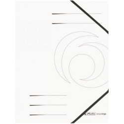 Папка с ластик Herlitz - Quality, бяла