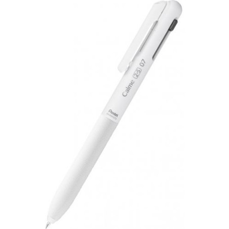 Автоматична химикалка Pentel Calme - 2 цвята 0.7 mm и графит 0.5 mm, бял