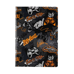 Тетрадка А5 Coolpack мека корица PP 32л. квадратчета Gamer