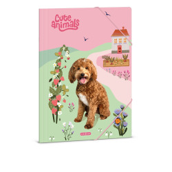 Папка с ластик A4 - ARS UNA - Doggie (5458)