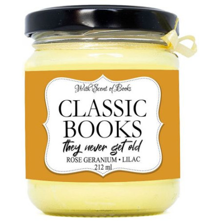 Ароматна свещ - Classic Books, 212 ml