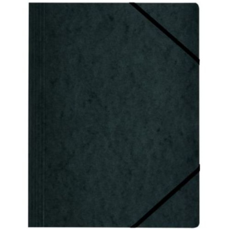Папка с ластик Herlitz - Quality, черна