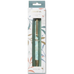 Химикалка Filofax Botanical - син пастел