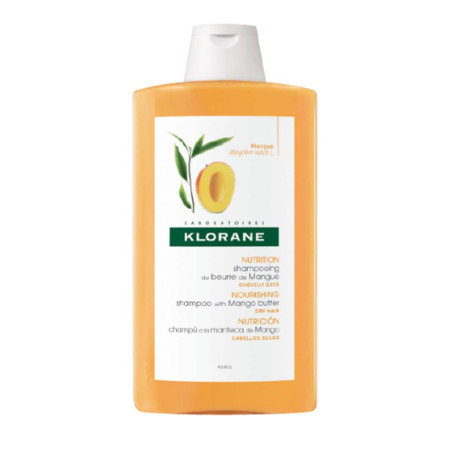 Klorane mango хидратиращ шампоан за суха коса с масло от манго 400мл