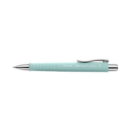 Химикалка Faber-Castell Poly Ball - XB, карибско синьо