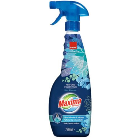 Спрей омекотител Sano - Maxima Dryer Blue Blossom, 750 ml
