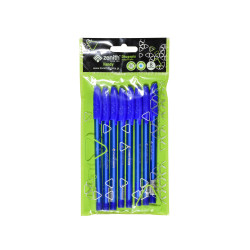 Комплект химикалки, Astra, Zenith, Handy 0,7 мм, 8 бр, син