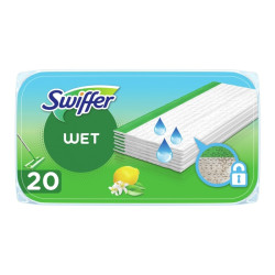 SWIFFER Консуматив мокри кърпи (моп), почистващ аксесоар, 20бр.