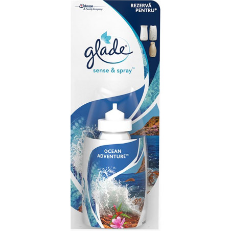 GLADE Сенс&Спрей Океан, пълнител за сензорен ароматизатор, 18 мл