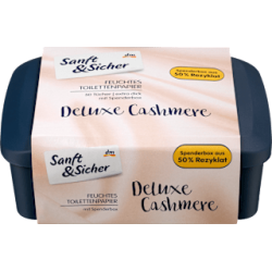 Влажна тоалетна хартия Deluxe Cashmere, 50 бр.