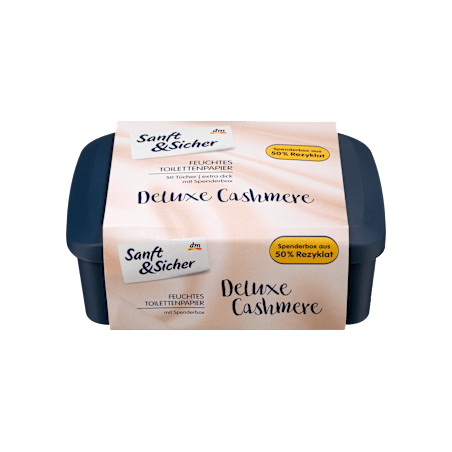 Влажна тоалетна хартия Deluxe Cashmere, 50 бр.