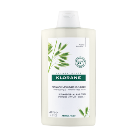 Klorane шампоан с овес за всеки тип коса 400ml