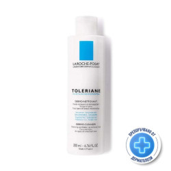 La roche-posay toleriane флуид почистващ за лице и очен контур 200мл. 406599