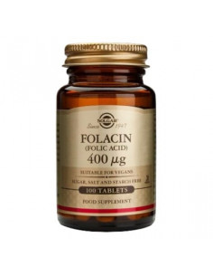 Solgar Фолацин (Фолиева Киселина) 400 мкг х100 таблетки
