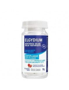 Elgydium Твърда паста за зъби против плака x60 таблетки