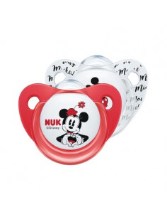 NUK Mickey Силиконова залъгалка 0-6 месеца х1 брой