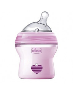 Chicco Natural Feeling Шише за момиче 0+ месеца х150 мл