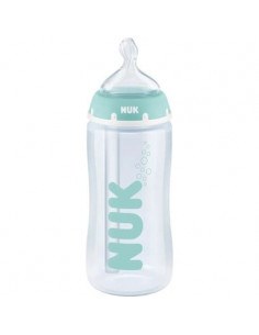NUK Anti-Colic Temperature control Шише със силиконов биберон 0-6 месеца х300 мл