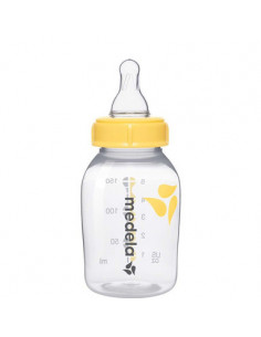 Medela Шише за хранене с биберон 0+ месеца размер S x150 мл