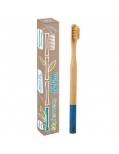 SOpharmacy Essentials Soft Бамбукова четка за зъби син цвят