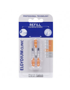 Elgydium Trio Compact Refill Интердентални четки оранжев х3 бр