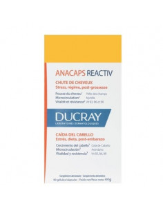 Ducray Anacaps Reactiv при реактивен косопад x90 капсули