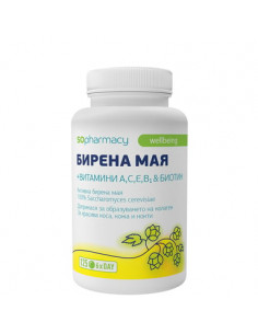SOpharmacy Бирена мая с витамини А С Е В₁ и биотин х125 таблетки