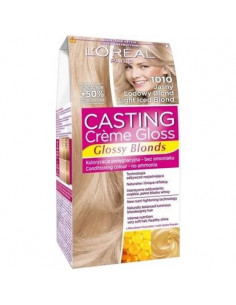 Loreal Casting Creme Gloss Боя за коса без амоняк 1010 светло ледено рус