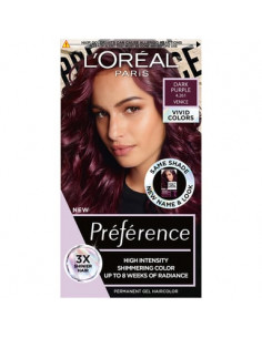 Loreal Preference Vivid Colors Боя за коса 4.261 тъмно лилав цвят