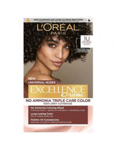 Loreal Excellence Creme Universal Nudes Боя за коса 1U черен цвят