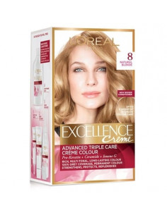 Loreal Excellence Creme Боя за коса 8 естествено рус