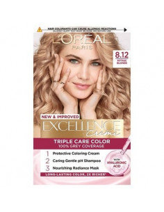 Loreal Excellence Creme Боя за коса 8.12 мистично русо
