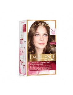 Loreal Excellence Creme Боя за коса 5.3 златисто кафяв