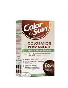 3Chenes Color and Soin Боя за коса 6GM канелено тъмнорус цвят