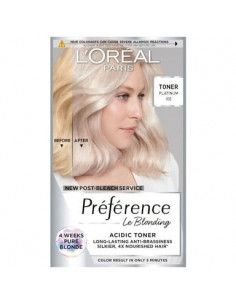 Loreal Preference Киселинен тонер 01 заледено платинено