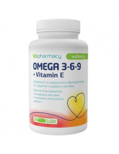 SOpharmacy Омега 3-6-9 + Витамин E х30 капсули