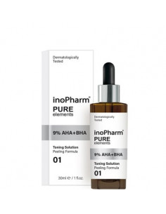 Inopharm Pure Elements Пилинг за лице с 9- АНА+ВНА хидрокси киселини x30 мл