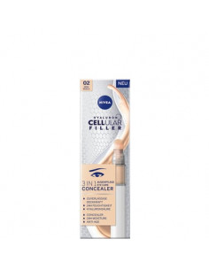 Nivea Cellular Hyaluron Filler 3в1 Околоочен коректор 02 среден нюанс х4 мл