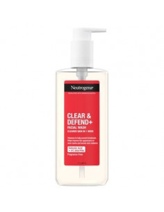 Neutrogena Clear and Defend + Измиващ гел за лице х200 мл