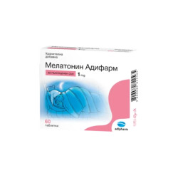 Мелатонин таблетки за пълноценен сън 1мг х60 Adipharm