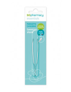SOpharmacy Essentials Скосена пинсета 7.8 см