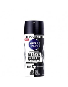 Nivea Men Black and White Invisible Дезодорант спрей за мъже x100 мл